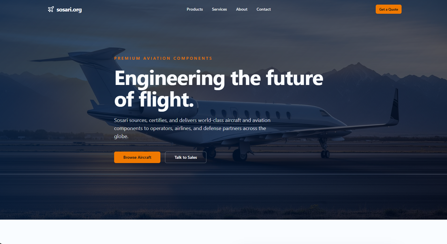 Aircraft Sales Example